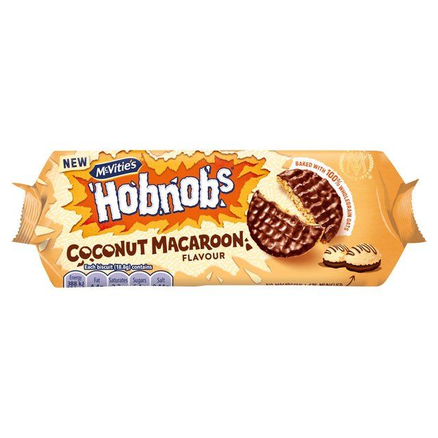 McVitie's Hobnobs Chocolate Coconut Macaroon Biscuits   262g