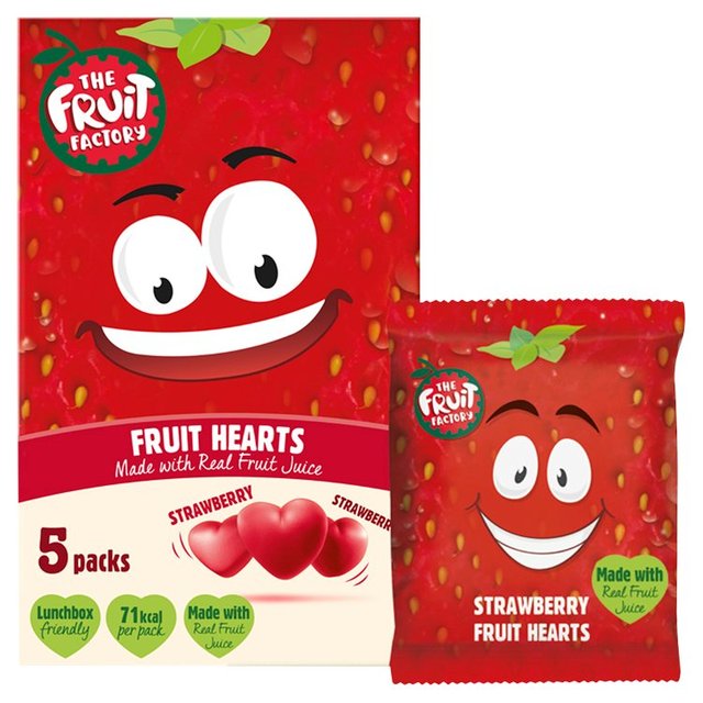 The Fruit Factory Hearts   5 x 20g