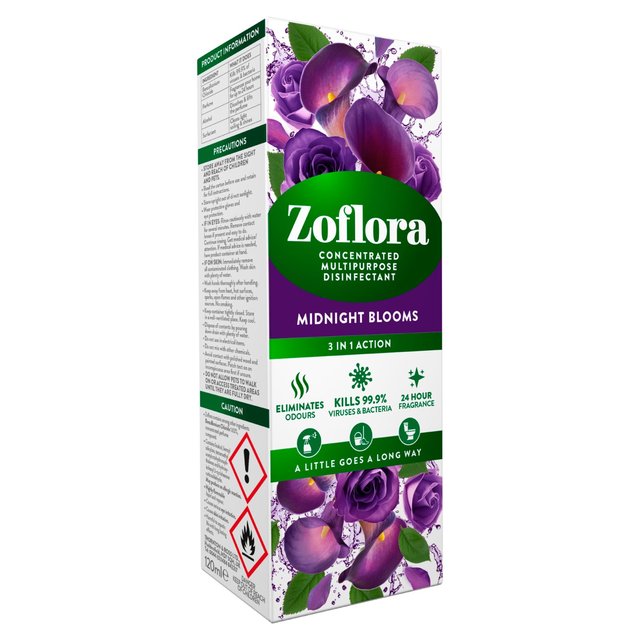 Zoflora Midnight Blooms Concentrated Disinfectant   120ml GOODS M&S   