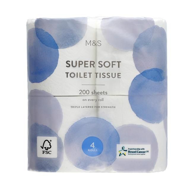 M&S Soft Toilet Tissue   4 per pack GOODS M&S   