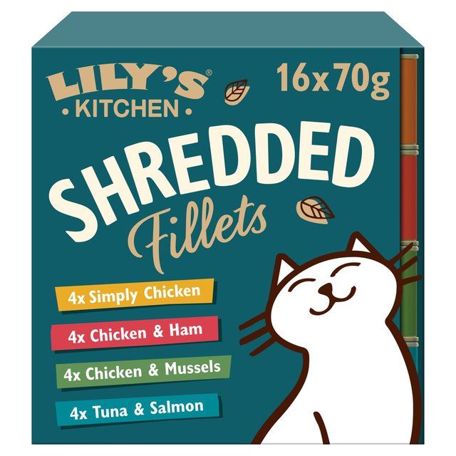 Lily's Kitchen Shredded Fillets Tins Multipack   16 x 70g