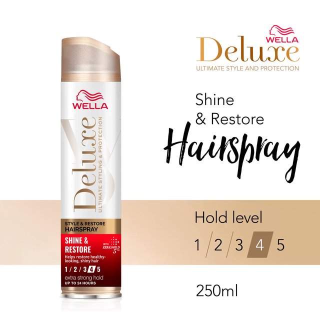 Wella Deluxe Shine & Repair Hairspray    250ml