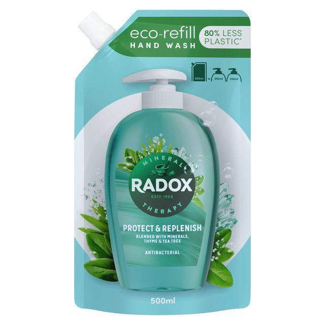 Radox Pouch Protect & Replenish Liquid Hand Wash Pouch   500ml