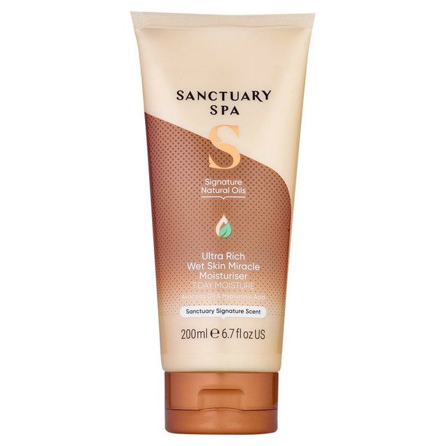 Sanctuary Spa Signature Natural Oils Ultra Rich Wet Skin Moisturiser    200ml