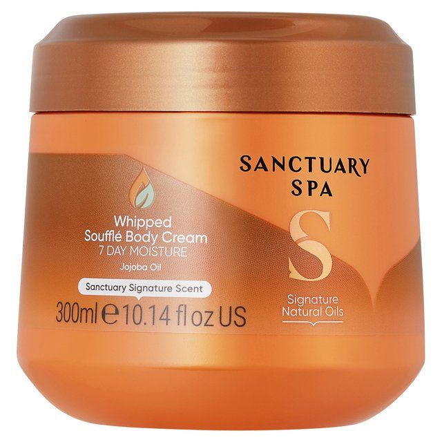 Sanctuary Spa Signature Natural Oils Whipped Souffle Body Cream   300ml