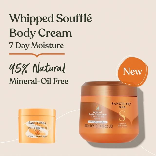 Sanctuary Spa Signature Natural Oils Whipped Souffle Body Cream   300ml