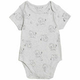 M&S 7pk Lion Bodysuits Newborn-3 Y Grey Mix GOODS M&S   