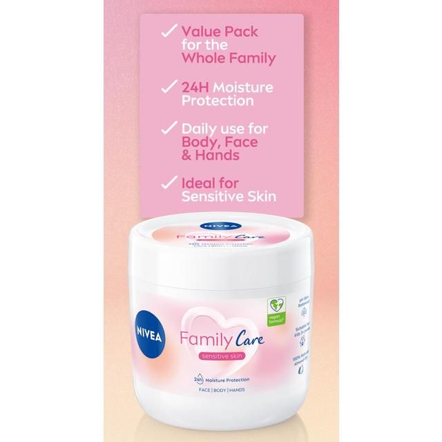 NIVEA Family Care Sensitive Moisturising Cream   450ml GOODS M&S   