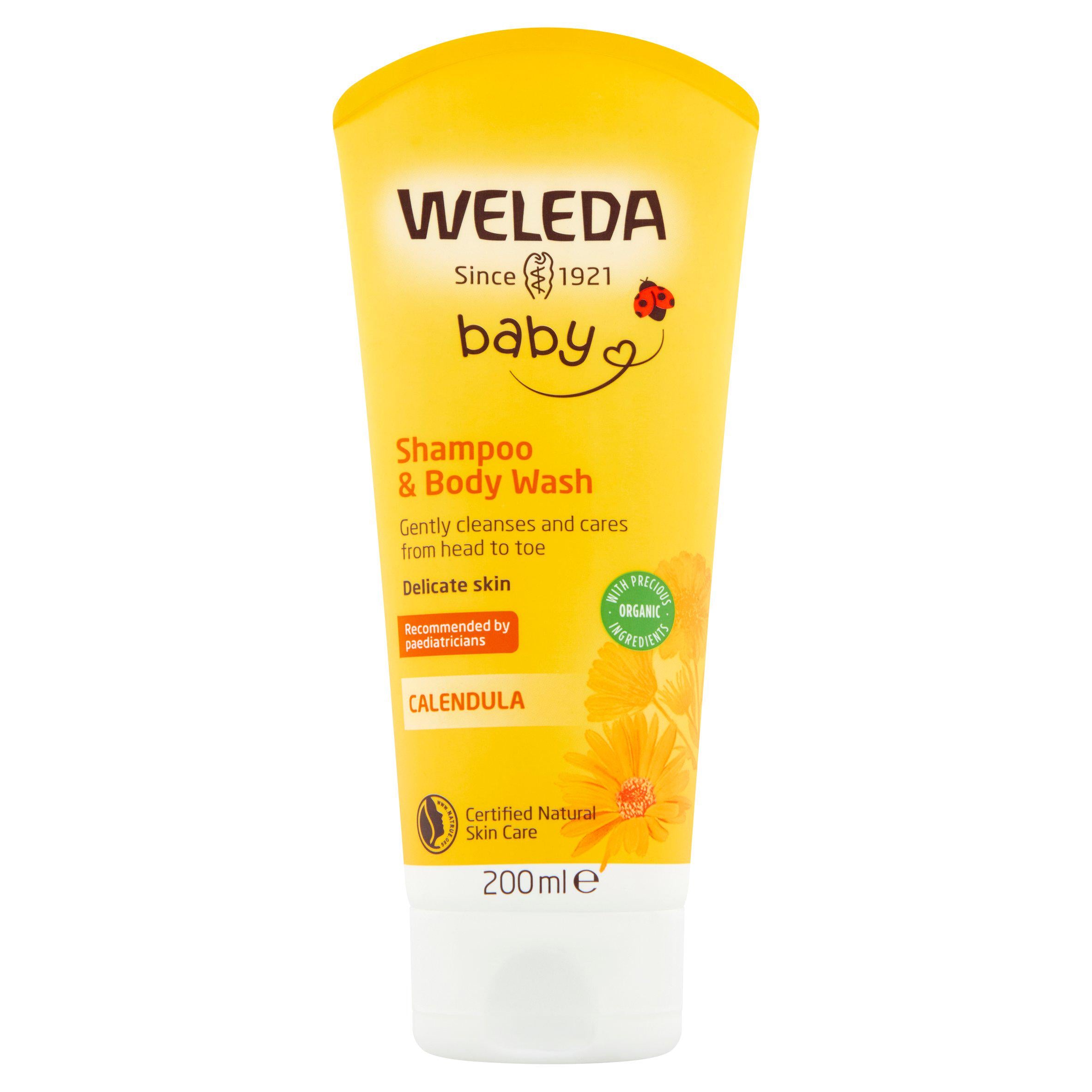 Weleda Calendula Shampoo & Wash 200ml SERVICE Sainsburys   
