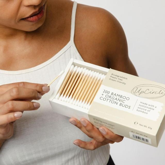 UpCircle Bamboo + Organic Cotton Buds   200 per pack