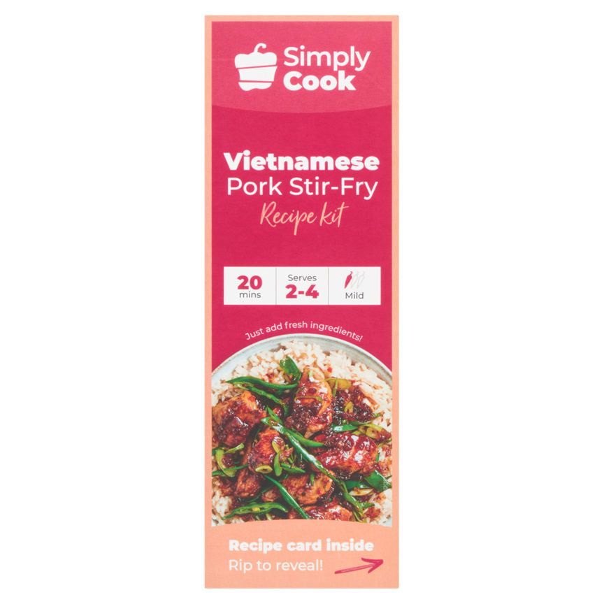 Simply Cook Vietnamese Pork Stir-Fry Recipe Kit 85g GOODS ASDA   