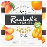 Rachel's Organic Luscious Fruits Peach & Mango   4 x 110g GOODS M&S   