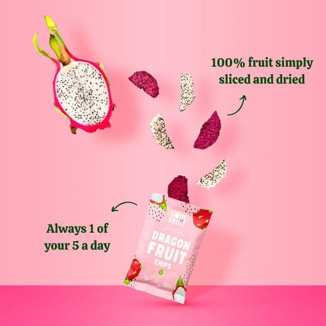 Soul Fruit Freeze Dried Dragon Fruit Crisps   20g GOODS M&S   