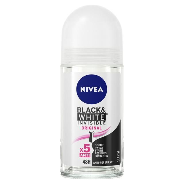 NIVEA Black & White Original Anti-Perspirant Deodorant Roll-On   50ml GOODS M&S   