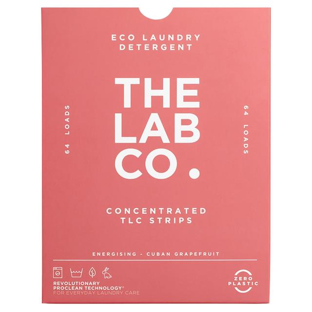 The Lab Co. Laundry Detergent Sheets Non Bio Energising Scent 64 Loads   64 per pack GOODS M&S   