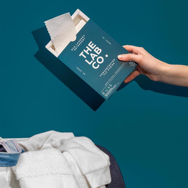 The Lab Co. Laundry Detergent Sheets Non Bio Fragrance Free 64 Loads   64 per pack GOODS M&S   