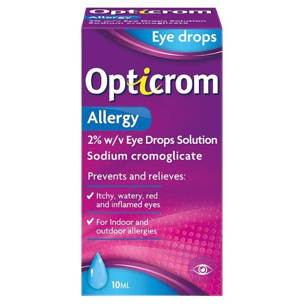 Opticrom Allergy Eye Drops 10ml GOODS Superdrug   