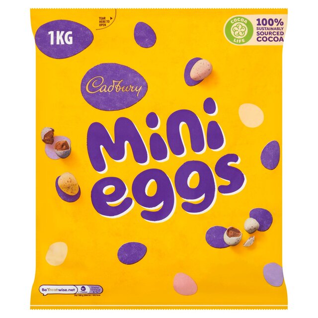 Cadbury Mini Eggs Large Pouch   1kg