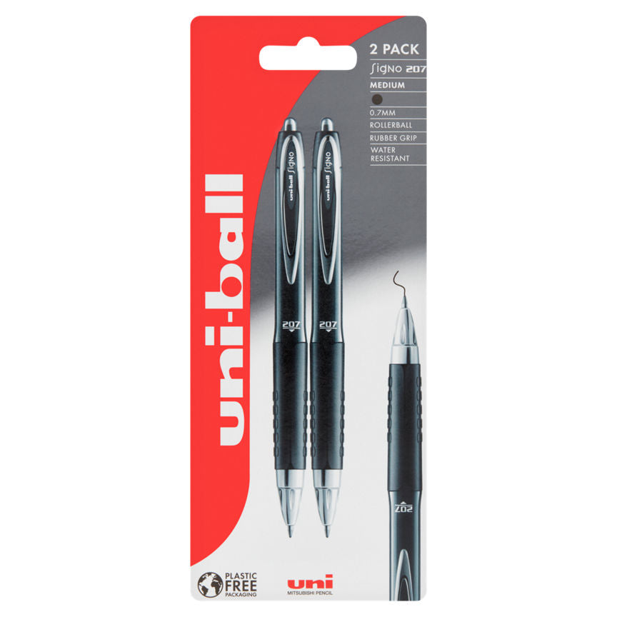 uni-ball 307 Gel Pen Black 2 Pack