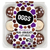 OGGS Mini Chocolate Cupcakes   9 per pack GOODS M&S   