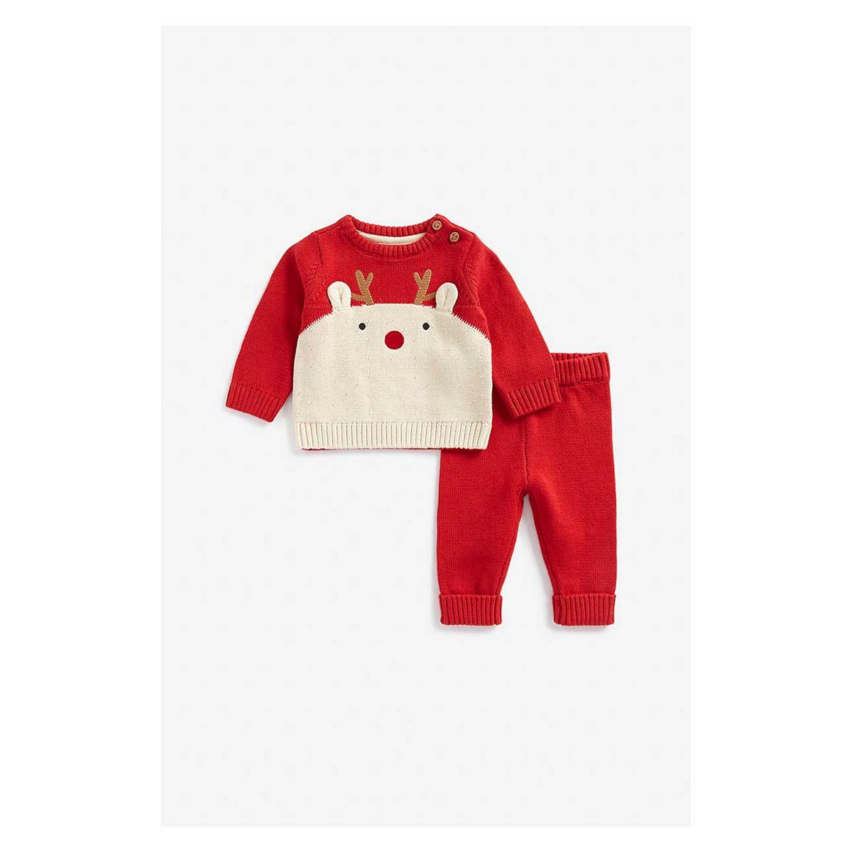 Mothercare Festive Knitted Set GOODS Boots   