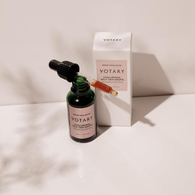 VOTARY Hyaluronic Self-Tan Drops Calendula and DHA   30ml GOODS M&S   