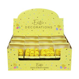 Yellow Chicks Easter Decorations   6 per pack