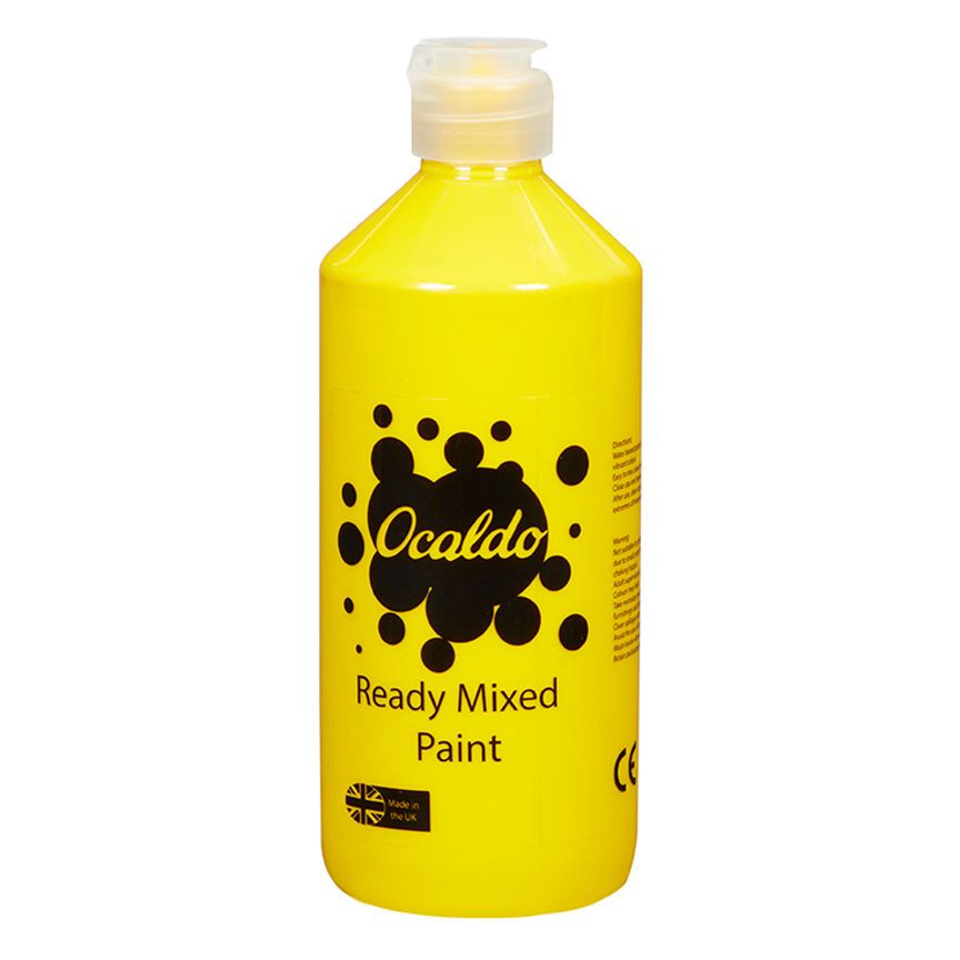 Ocaldo Readymix Yellow Paint Office Supplies ASDA   