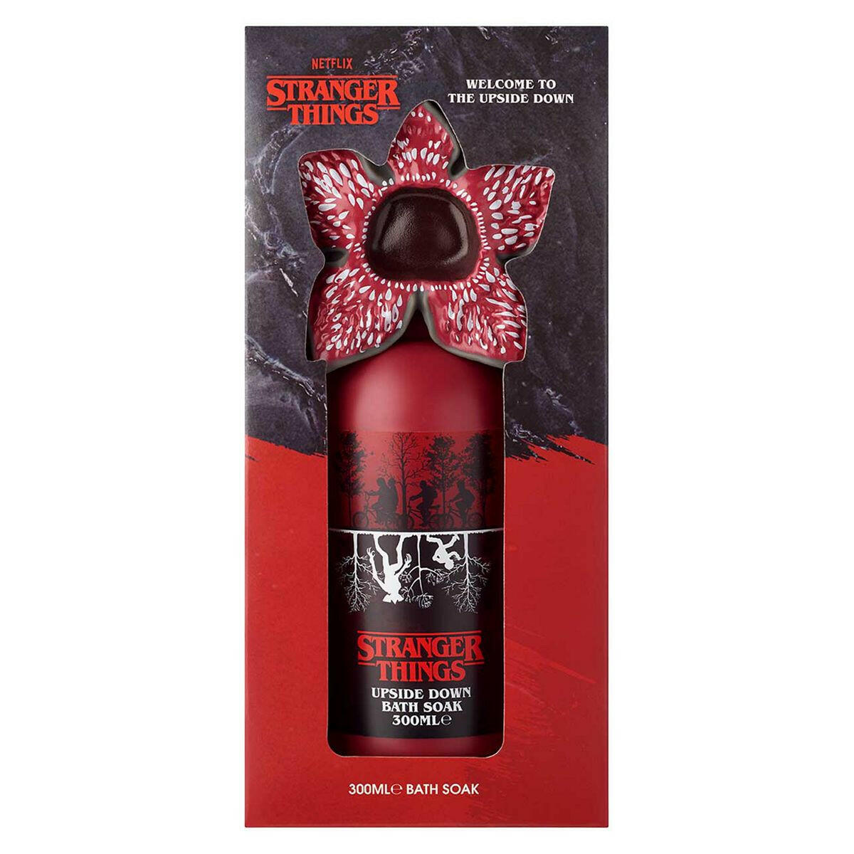 Stranger Things Bath Soak with Demogorgan Head Topper GOODS Boots   