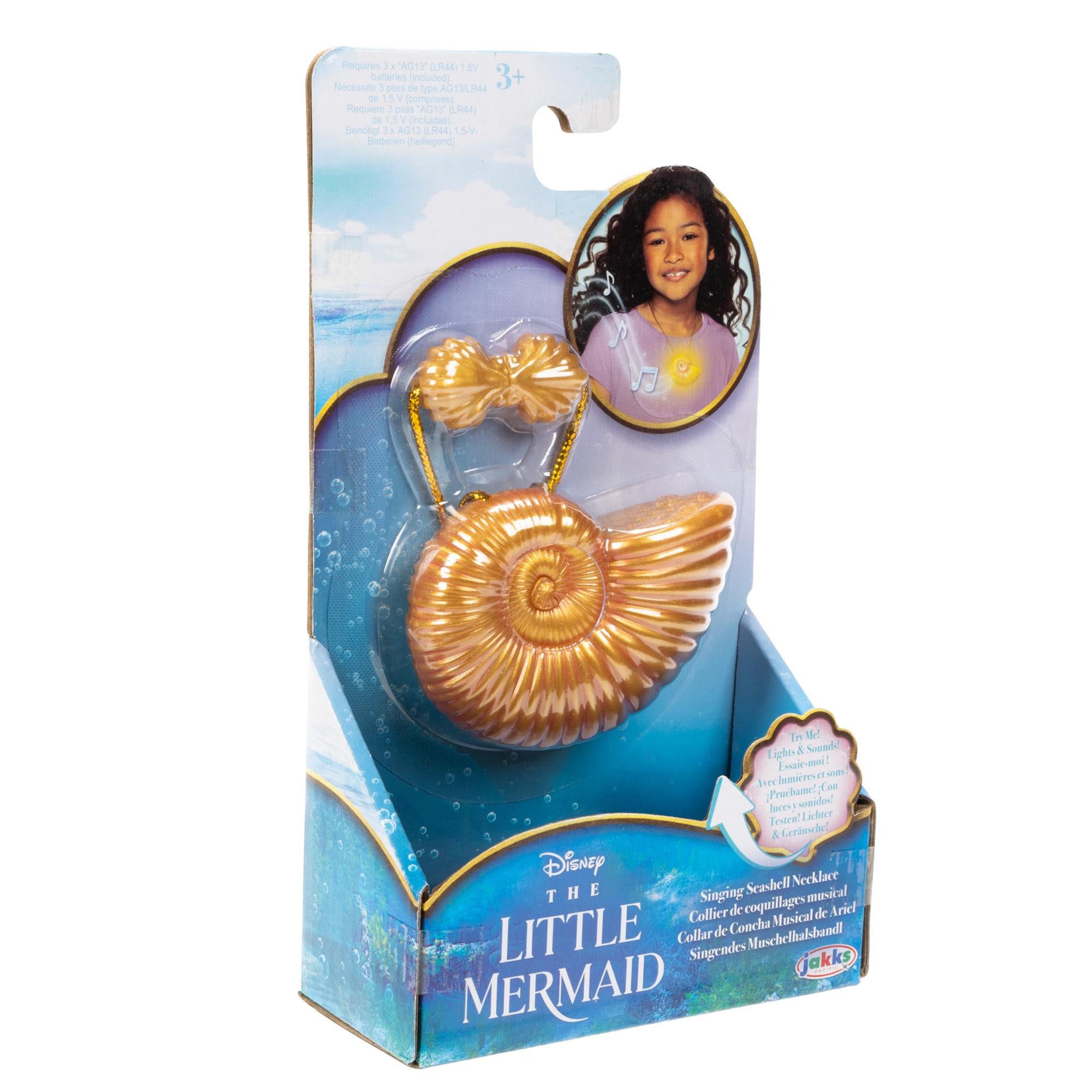 The Little Mermaid Ariel's Feature Sea Shell Necklace GOODS Sainsburys   