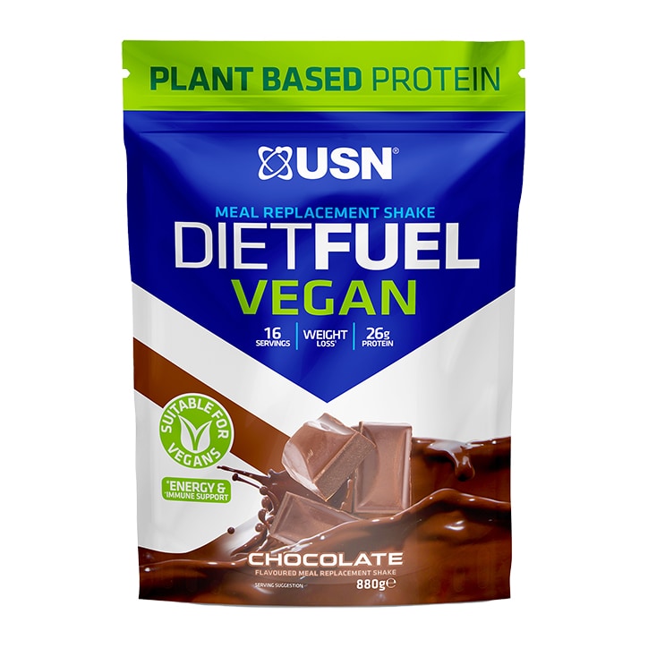 USN Diet Fuel Vegan Meal Replacement Shake Vanilla 880g GOODS Holland&Barrett   