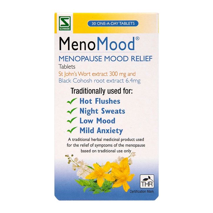 Schwabe Pharma MenoMood 300mg 30 Tablets Menopause Holland&Barrett   