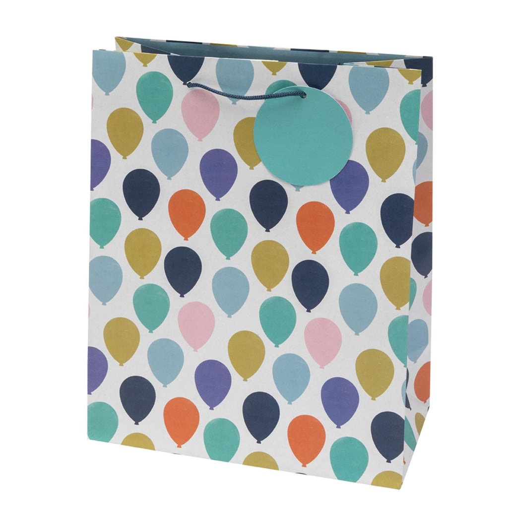 Sainsbury's Multi Balloons Present Gift Bag Birthday Celebration Large