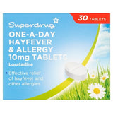 Superdrug Allergy & Hayfever 1 a Day Loratadine Tablets X 30 GOODS Superdrug   