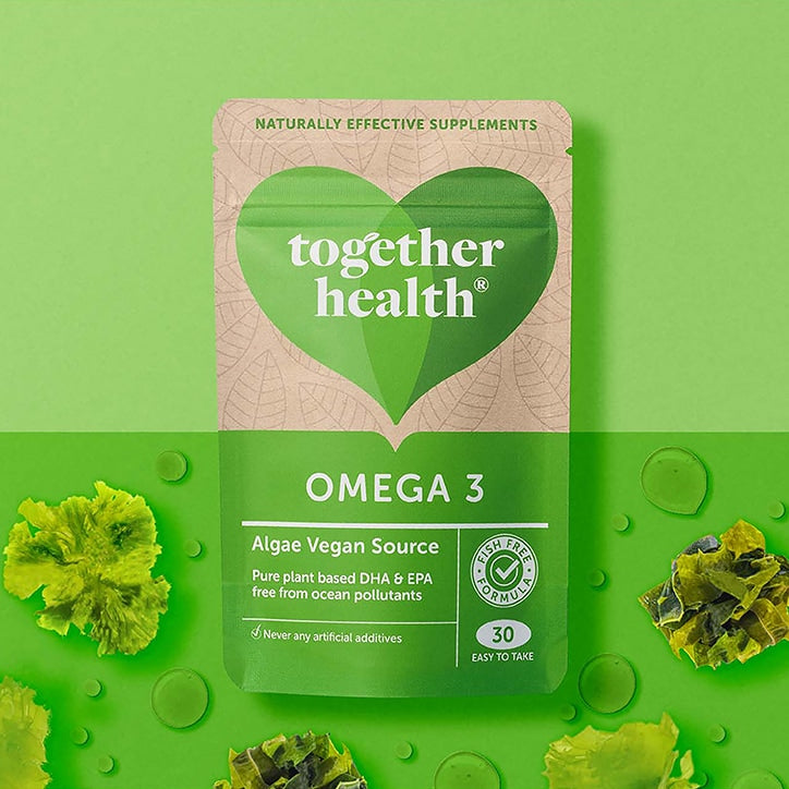 Together Natural Algae DHA Omega 3 30 Softgels Omega 3 Supplements & Fish Oils Holland&Barrett   