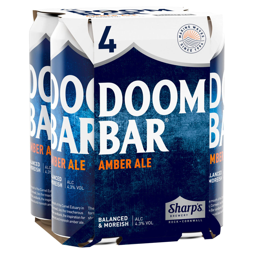 Sharp's Doom Bar Amber Ale Beer Can 4 x 500ml