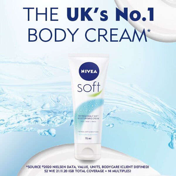 NIVEA Soft Moisturiser Cream for Face, Hands & Body, 75ml GOODS Superdrug   