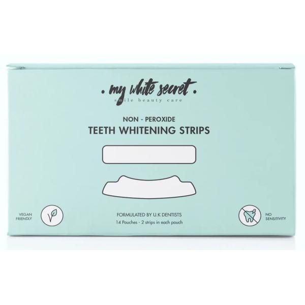 My White Secret Teeth Whitening Strips 14 Pouches GOODS Superdrug   