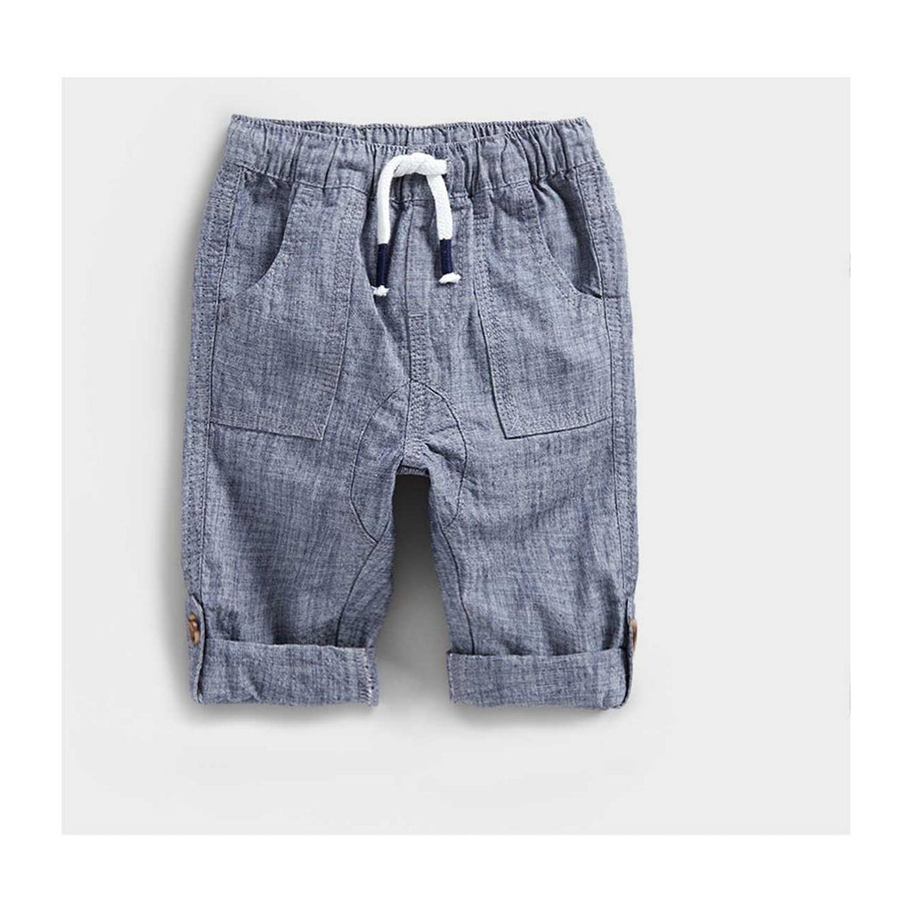 Mothercare Chambray Roll-Up Trousers