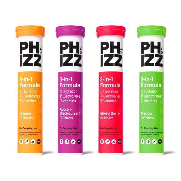 Phizz 3in1 Hydration, Electrolytes & Vitamins Variety x80