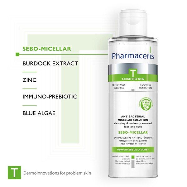 Pharmaceris T Sebo Micellar Antibacterial Micellar Solution GOODS Superdrug   