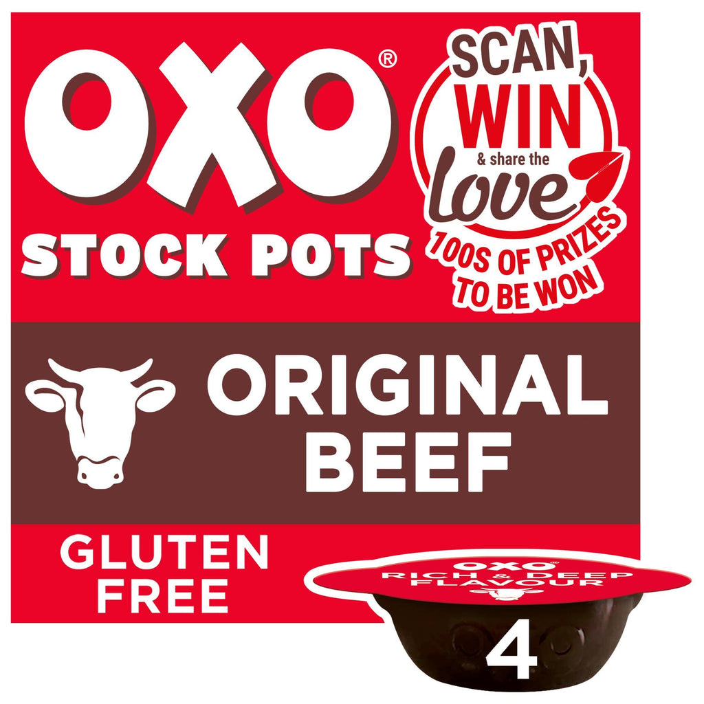 Oxo Original Beef Stock Pots x4 80g