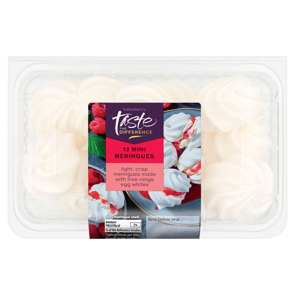 Sainsbury's Taste the Difference Mini Meringues x12