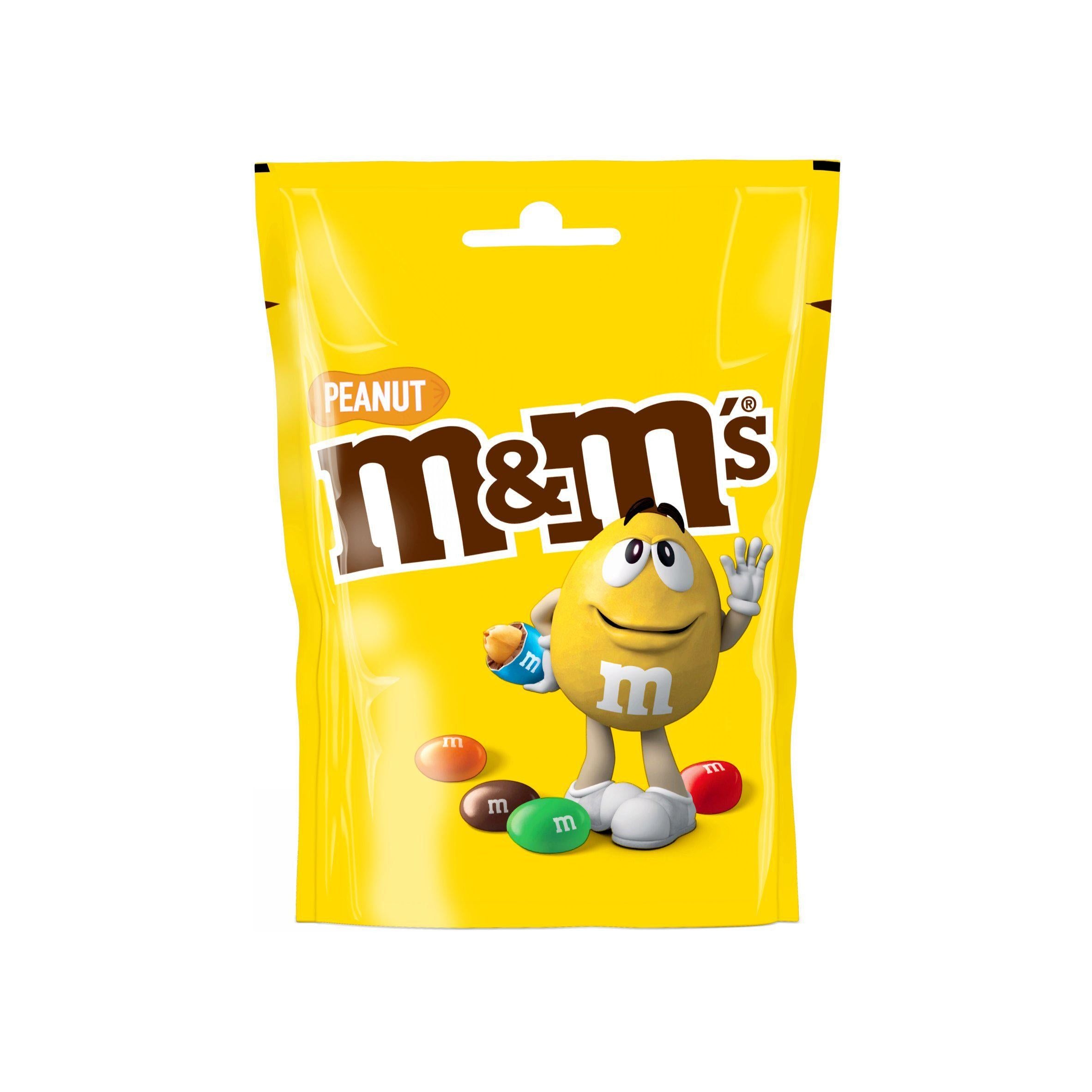 M&M's Crunchy Peanut & Milk Chocolate Bites Pouch Bag 125g GOODS Sainsburys   