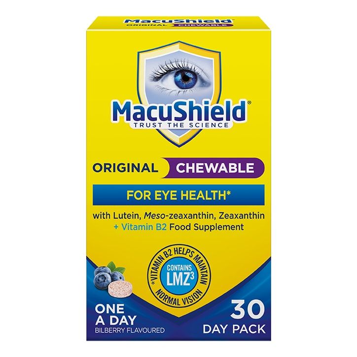 MacuShield Original Formula Bilberry Flavour 30 Chewables GOODS Holland&Barrett   