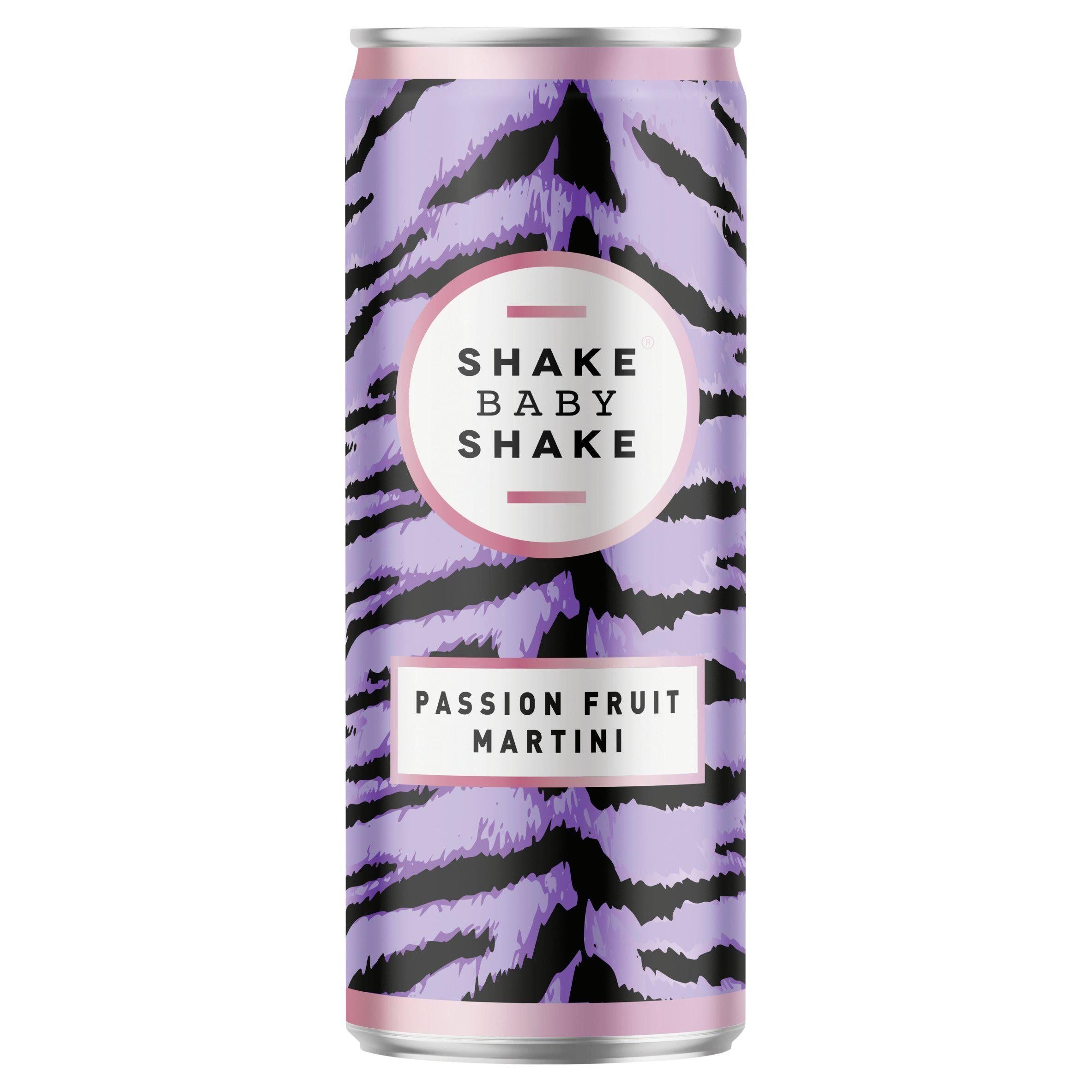 Shake Baby Shake Passion Fruit Martini 250ml GOODS Sainsburys   