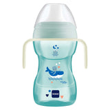 MAM Fun to Drink with Glow Handles - 270ml Blue Baby Accessories & Cleaning Boots   