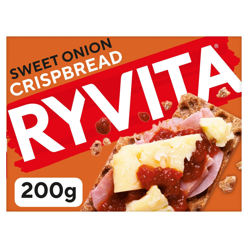 Ryvita Crispbread Sweet Onion Crackers 200g