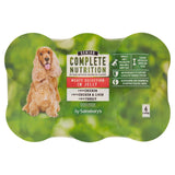 Sainsbury's Complete Nutrition Senior Dog Food Meat Selection in Jelly 6 x 400g Dog food cans trays & pouches Sainsburys   