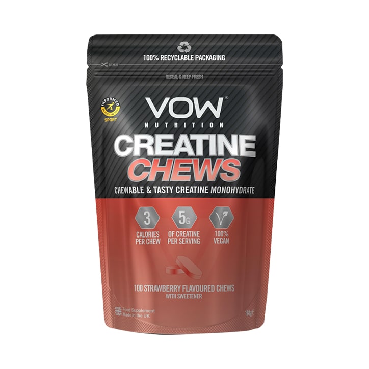 Vow Nutrition Creatine Chews Apple, Mango & Lime 100 Chews